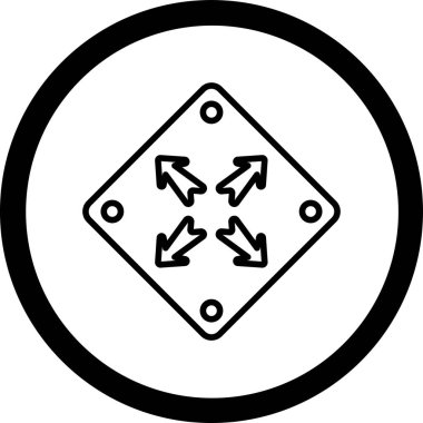 ok simgesi, vektör illüstrasyonu