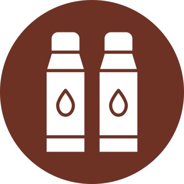 Modern b 'nin vektör illüstrasyonu kahve ikonundan yoksun.