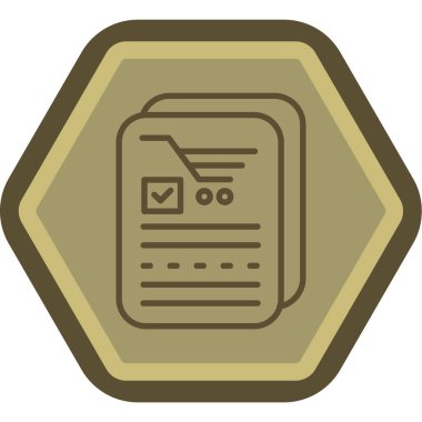 Modern bir simgenin vektör illüstrasyonu