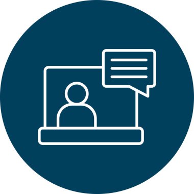 vektör dizüstü simgesi illüstrasyonu