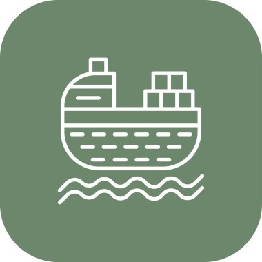 gemi web vektör simgesi