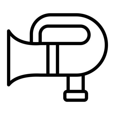 Hoparlör ikonu. Web için hoparlör vektör simgelerinin özet çizimi