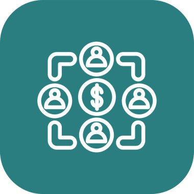 Mobil ve ticari tasarım için benzersiz iş simgeleri