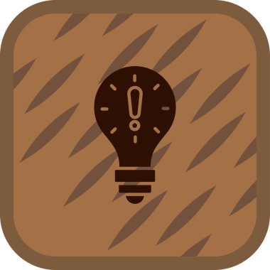 Ampul Simgesi, Vektör illüstrasyonu