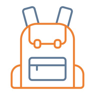 Sırt çantasının vektör çizimi