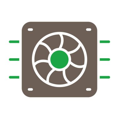 fan simgesi vektör illüstrasyonu