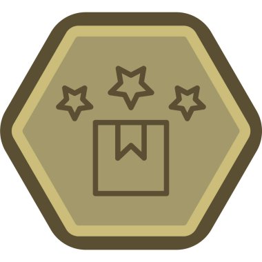 Yıldız. Web simgesi basit illüstrasyon