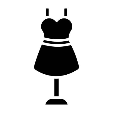 etek simgesi vektörü web ve mobil uygulama tasarımınız için beyaz arkaplanda izole edildi, etek logosu konsepti