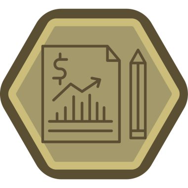 iş büyümesi simgesi vektör illüstrasyonu