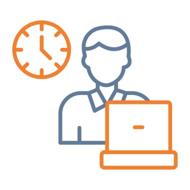 Online vektör satırı simgesi,