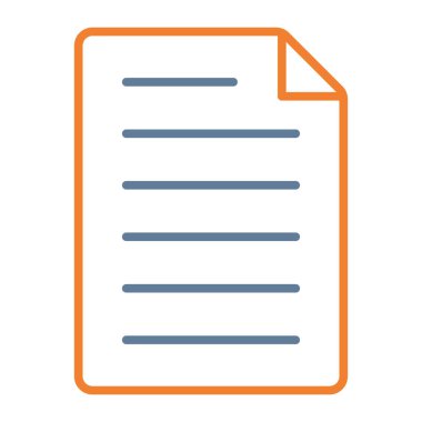 vektör belge simgesi, modern tasarım illüstrasyonu