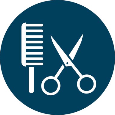 Tarak. Web simgesi basit illüstrasyon