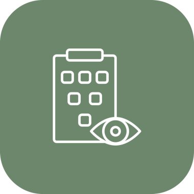 Göz simgesi vektör illüstrasyonu