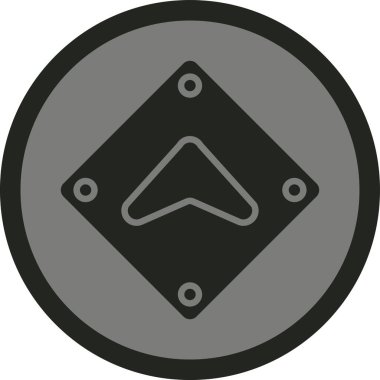 Araba simgesinin vektör illüstrasyonu