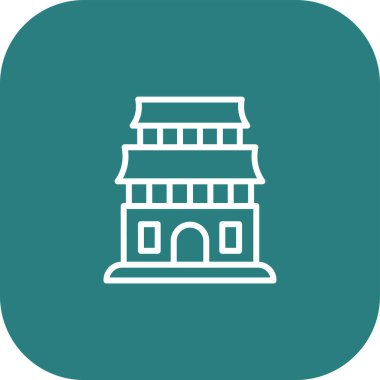 Bina vektör simge işareti simge vektör çizim kişisel ve ticari kullanım için..