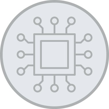 devre kartı simgesi, vektör illüstrasyonu