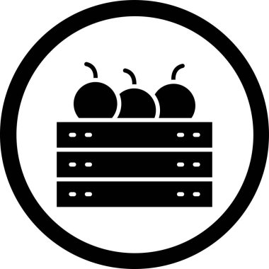 Gıda simgesinin vektör illüstrasyonu