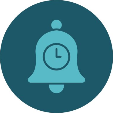 Alarm simgesi vektör illüstrasyonu