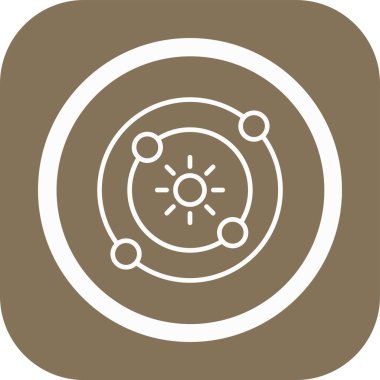 pusula simgesi, vektör illüstrasyonu