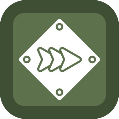 Bir yaprak simgesinin vektör illüstrasyonu