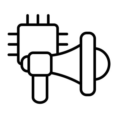 hoparlör vektör illüstrasyonu