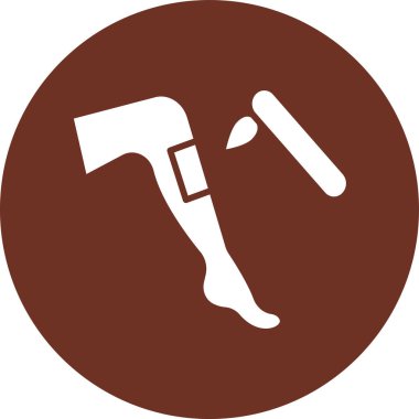 Balta simgesi vektör illüstrasyonu