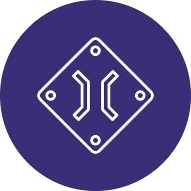 Bir b simgesinin vektör illüstrasyonu