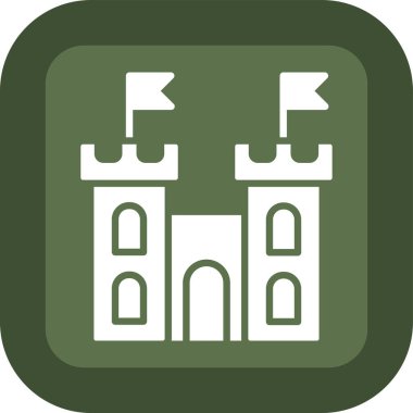 Modern yapı simgesinin vektör illüstrasyonu