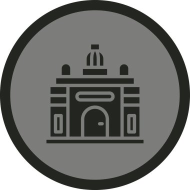 Bir binanın vektör illüstrasyonu