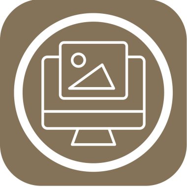 Modern eğitim ikonunun vektör illüstrasyonu