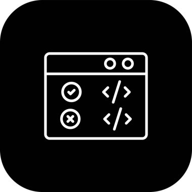 Web simgesi, vektör illüstrasyonu
