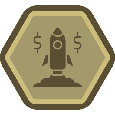 Başlangıç. Web simgesi basit illüstrasyon