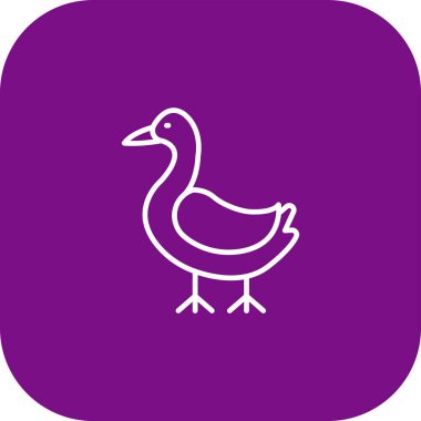 kuş simgesi, vektör illüstrasyonu