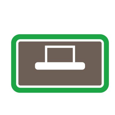 bilgisayar vektörü renk simgesi