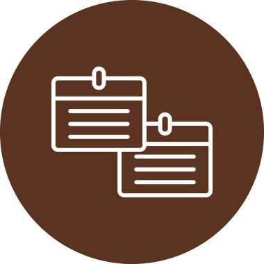 Belge. Web simgesi basit illüstrasyon