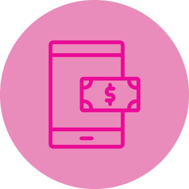 Cep telefonu. Web simgesi