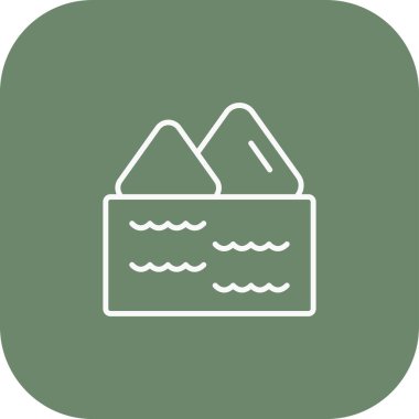 Su simgesinin vektör illüstrasyonu