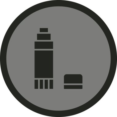 Benzin istasyonu simgesinin vektör illüstrasyonu