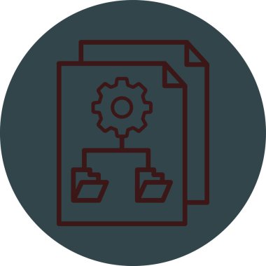 dişli simgesi vektör illüstrasyonu