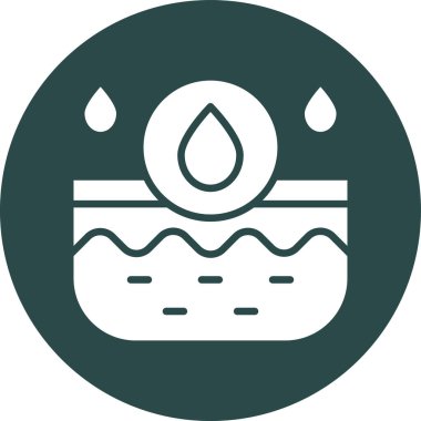 su simgesi vektör illüstrasyonu