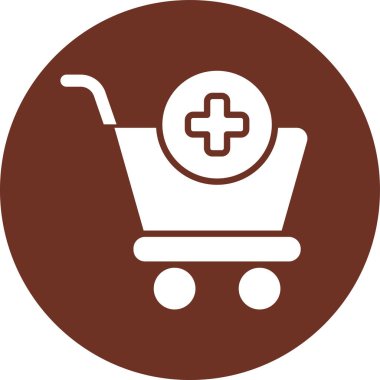 Bir araba simgesinin vektör illüstrasyonu