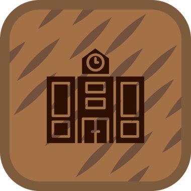 ev binası ikon vektör illüstrasyonu