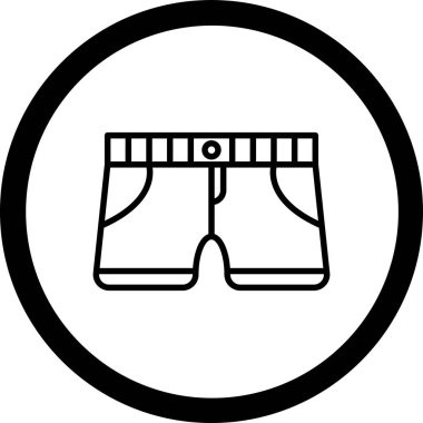 Tek bir simgenin vektör illüstrasyonu