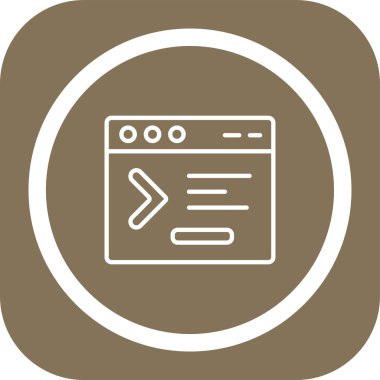 Web simgesi vektör illüstrasyonu