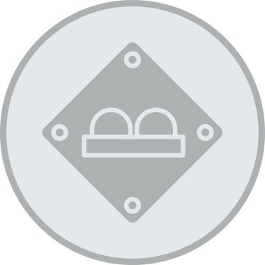 Web 'iniz için b eksikliği simgesinin vektör illüstrasyonu