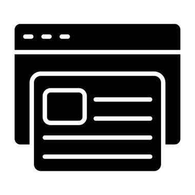 tarayıcı web sayfası simgesi, özet biçimi