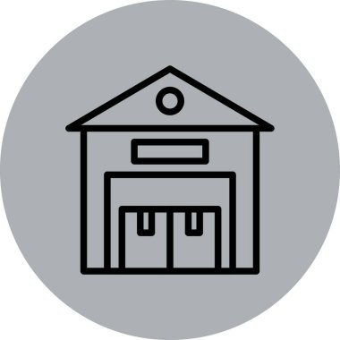 Yapı simgesinin vektör illüstrasyonu