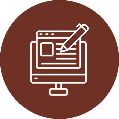 Belge simgesinin vektör illüstrasyonu