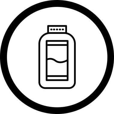 Modern bir simgenin vektör illüstrasyonu