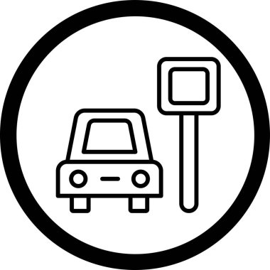 Vektör araba simge tasarlamak